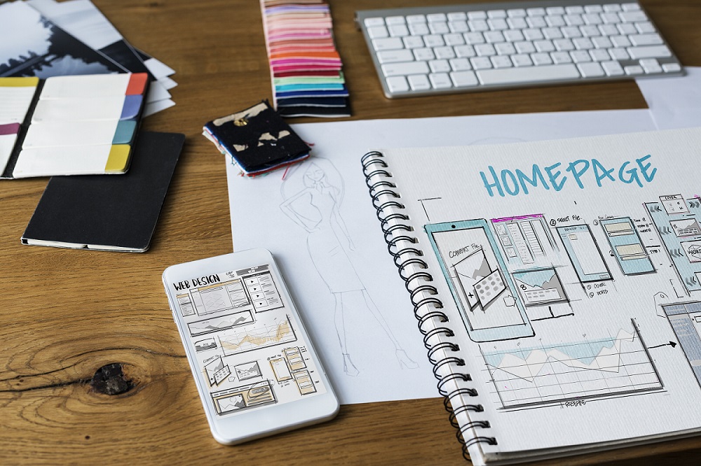 web-template-layout-draft-sketch
